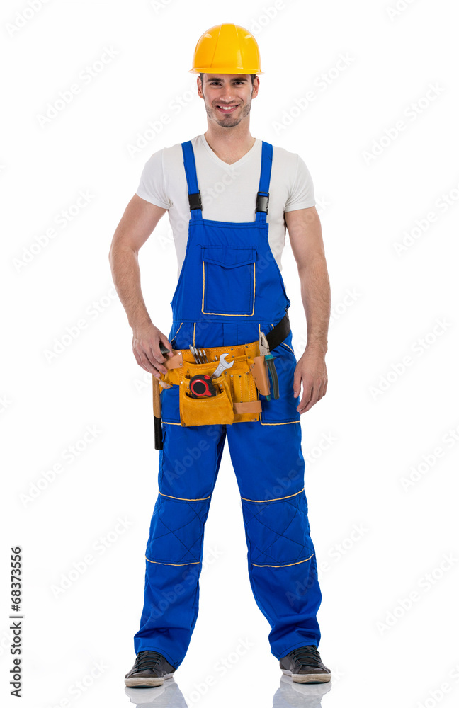 Handsome construction worker Handsome construction worker