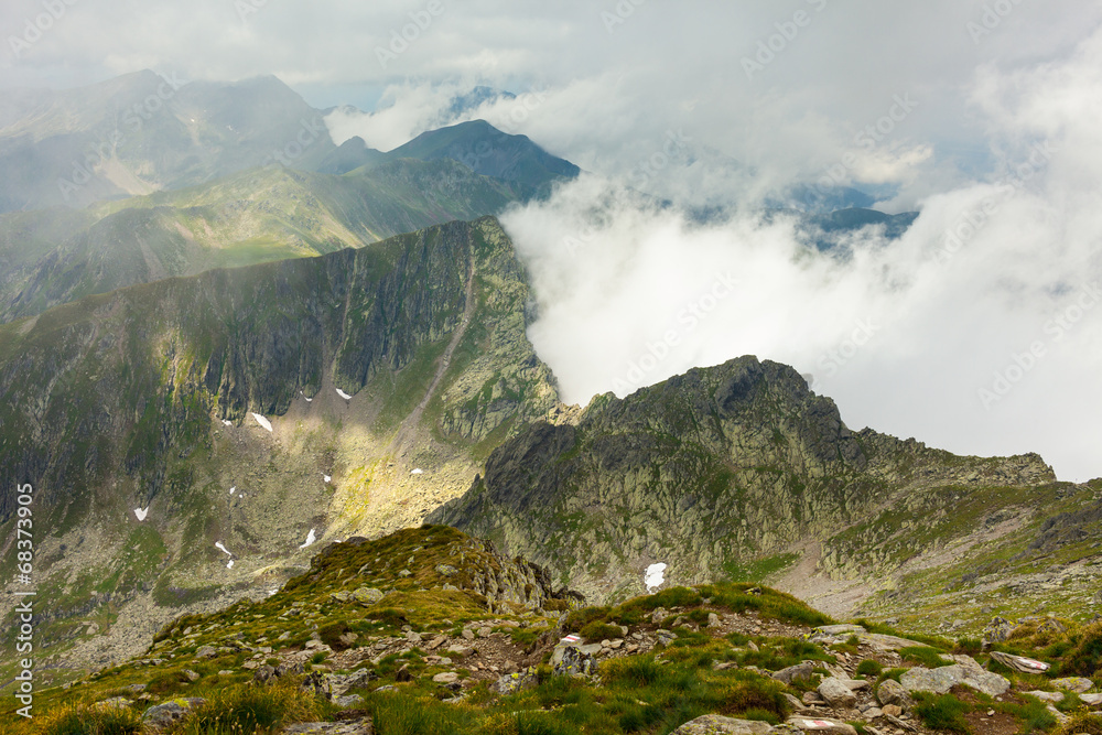 Cloudy mountains Cloudy mountains