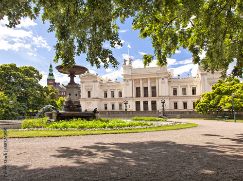 Lund university park area