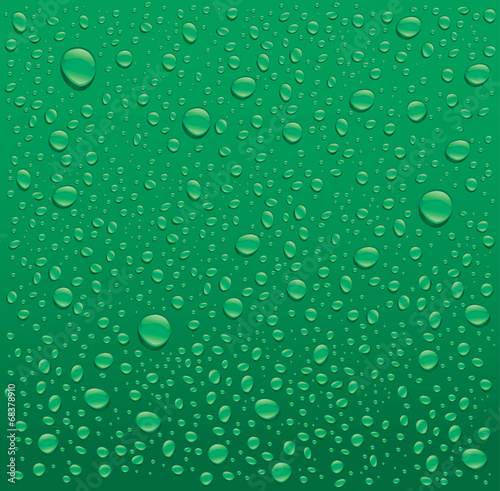 water drops on mojito turquoise background