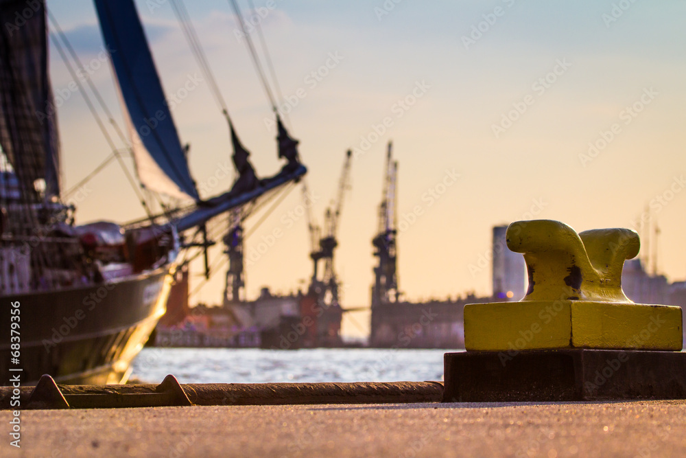 Fototapeta premium Landungsbrücken Hamburg