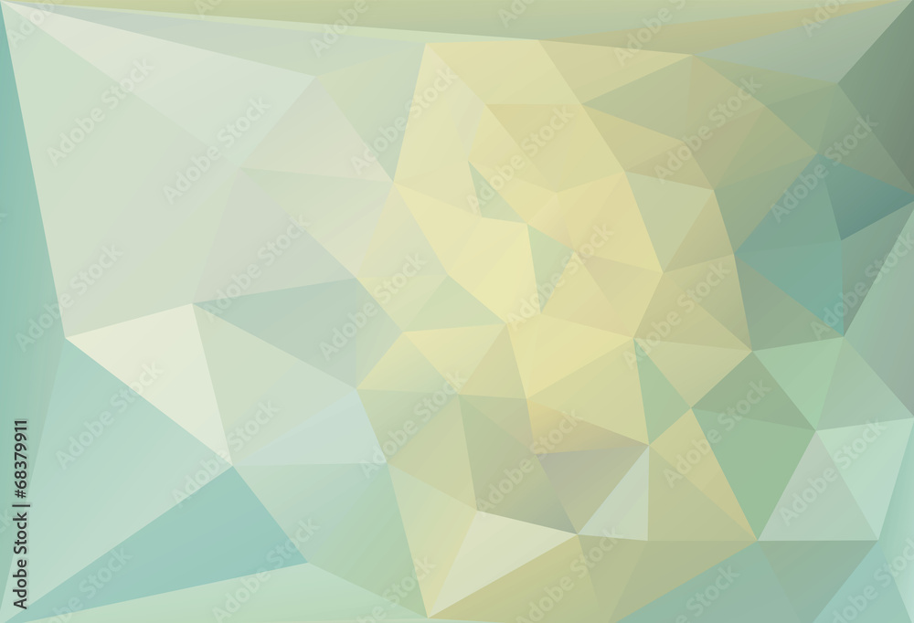 Vector triangle polygonal background in vintage style