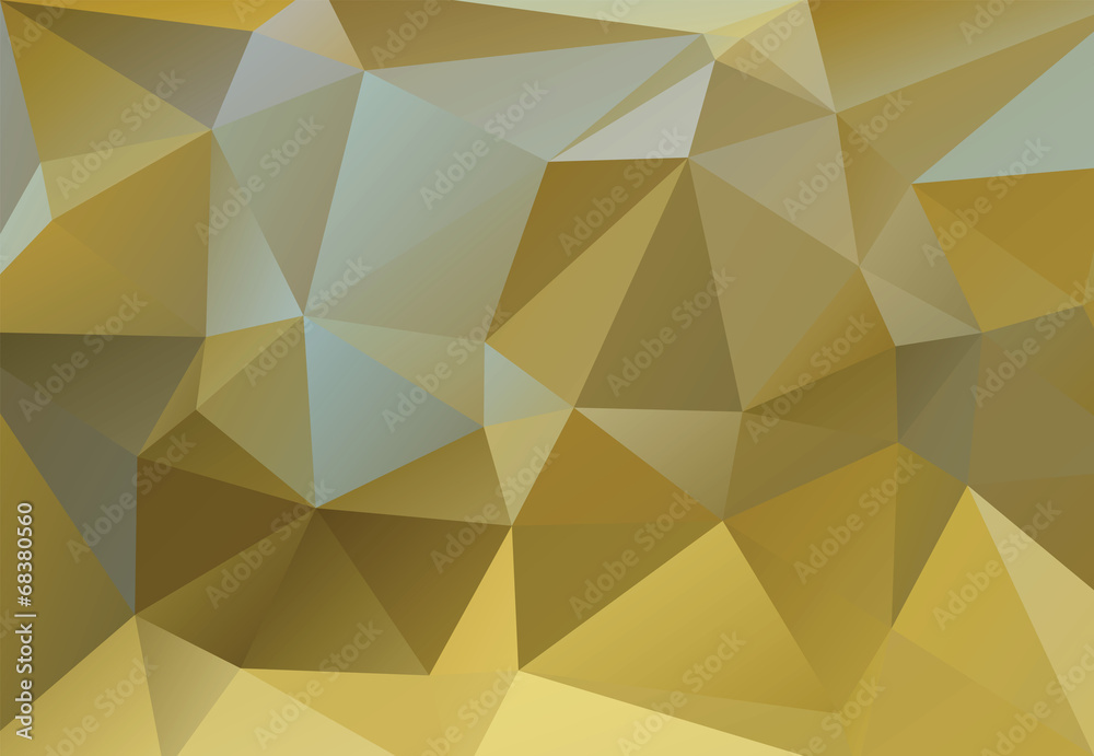 Vector triangle polygonal background in vintage style