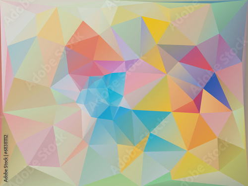 Colorful triangle polygonal background