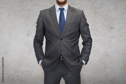Canvastavla buisnessman in suit