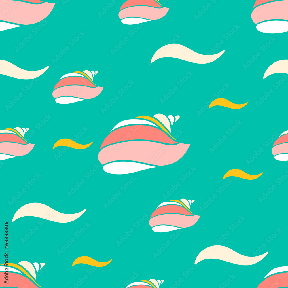 shell seamless pattern shell seamless pattern