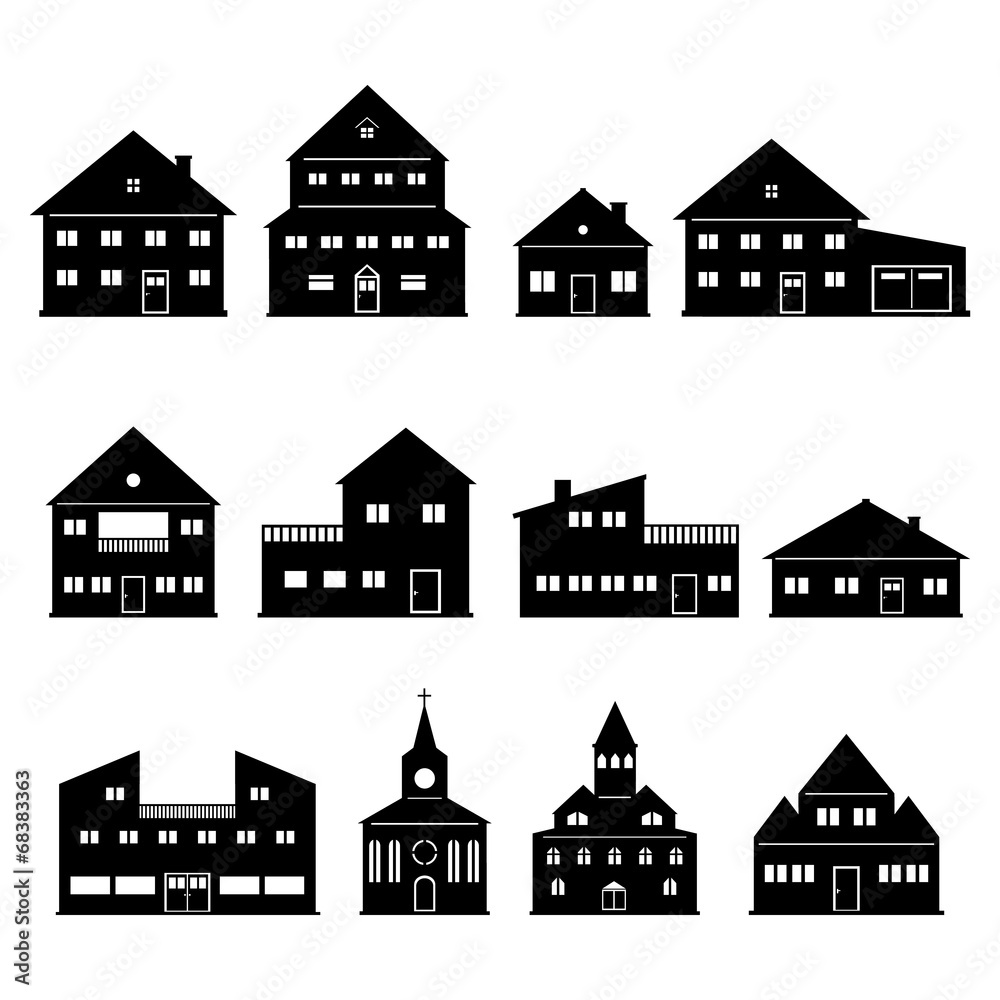 Houses Icons Set