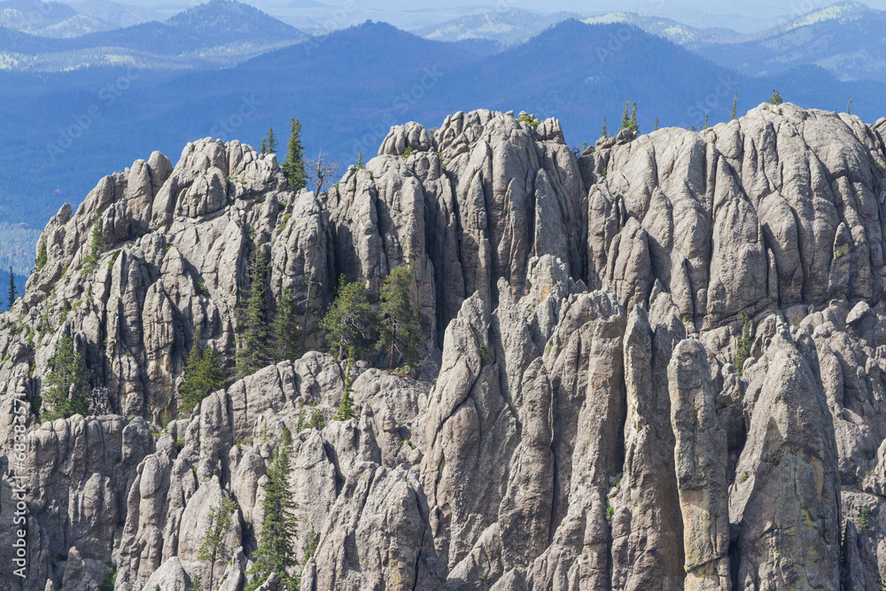 granite formations in South Dakota