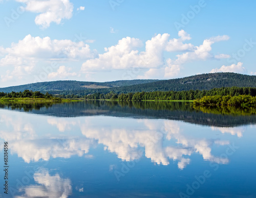 beautiful lake view in Finland