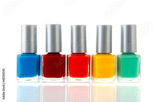 colorful nail polish
