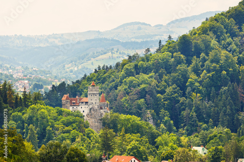 Medieval Castle of Bran also known for the myth of Dracula. © dziewul