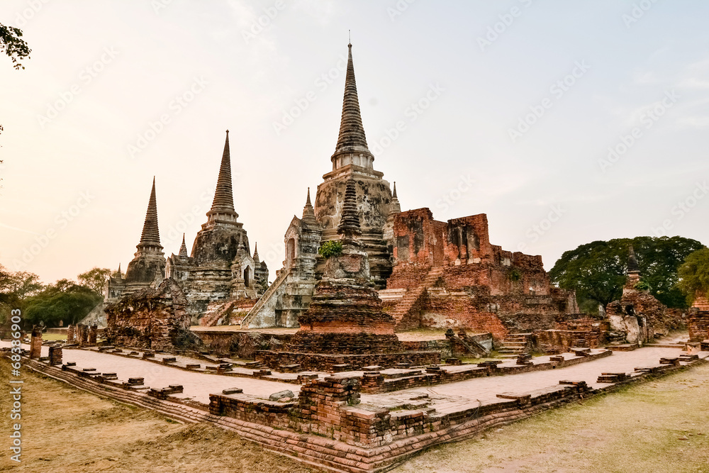 Fototapeta premium Wat Phra Si Sanphet, Ayutthaya, Thailand