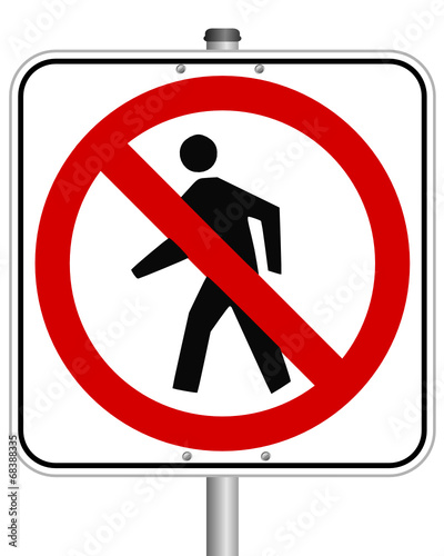 Fussgänger verboten  #140804-svg05
