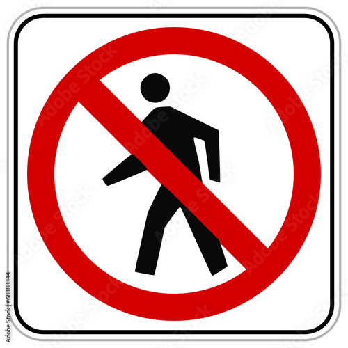 Fussgänger verboten #140804-svg06