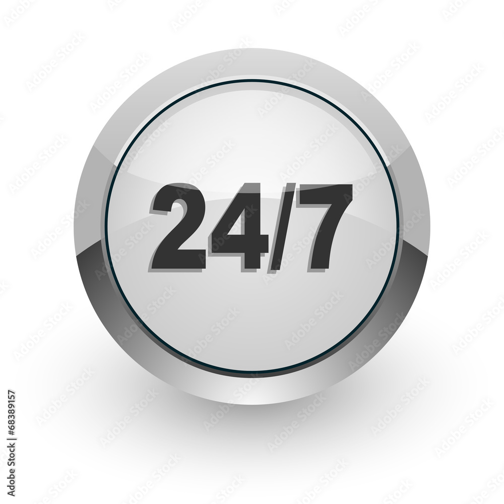 24/7 internet icon 24/7 internet icon