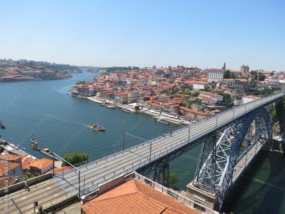 Portugal - Porto - Le Douro et le pont Dom-Luis