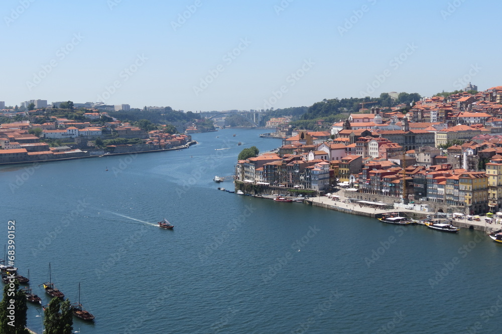 Portugal - Porto - Vue sur le Douro