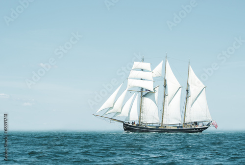 Three mast schooner photo