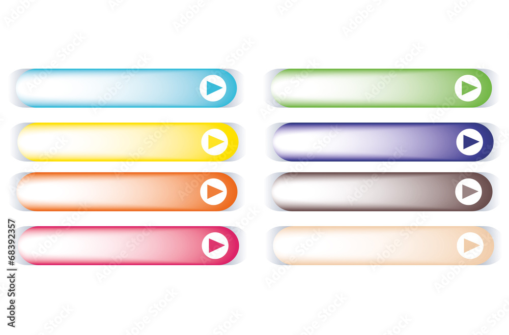 Fototapeta premium Web Buttons Set 0508