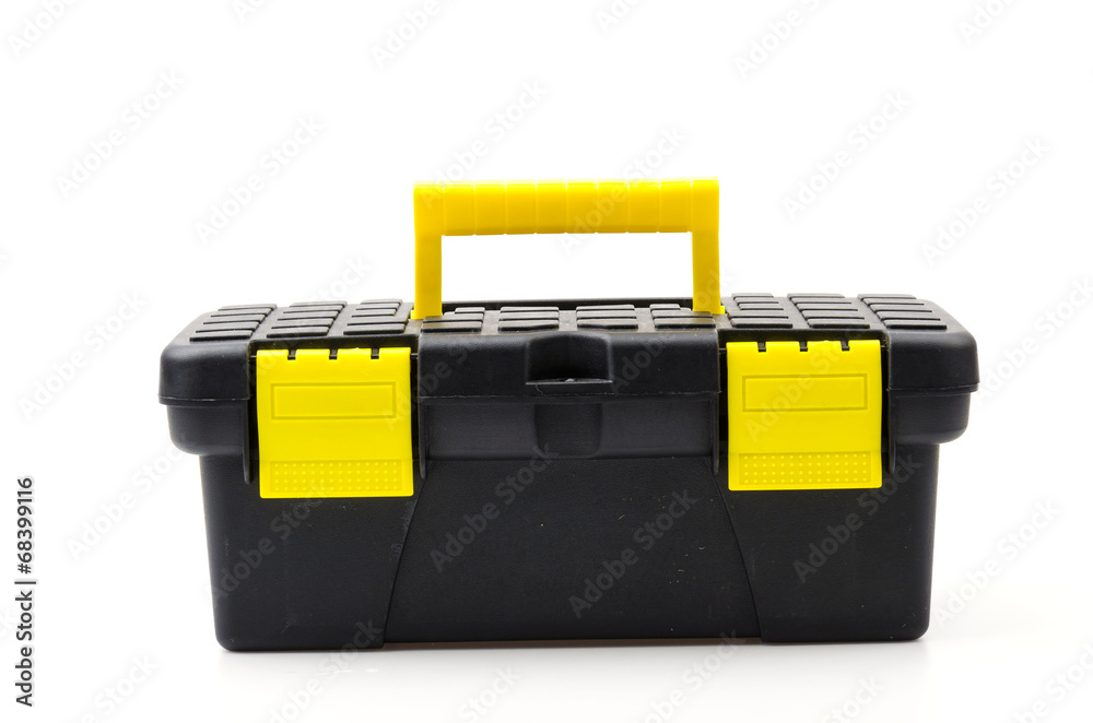 Isolated tools box Isolated tools box