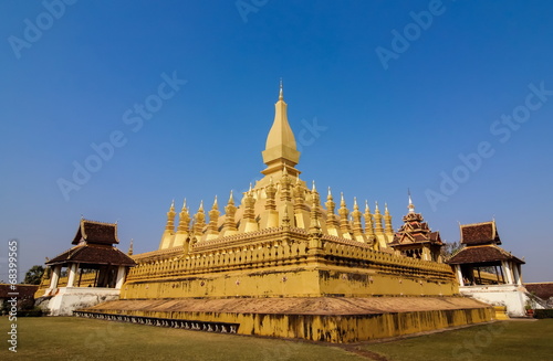 Pha That Luang monument  Vientiane