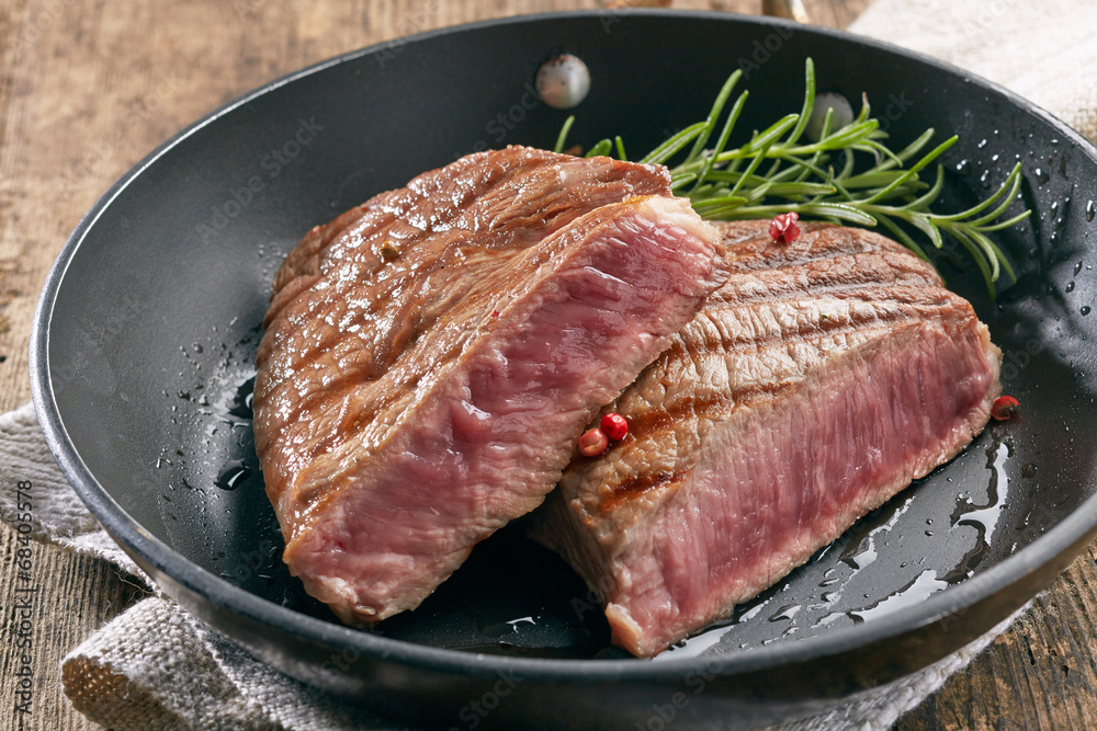 grilled beef steak