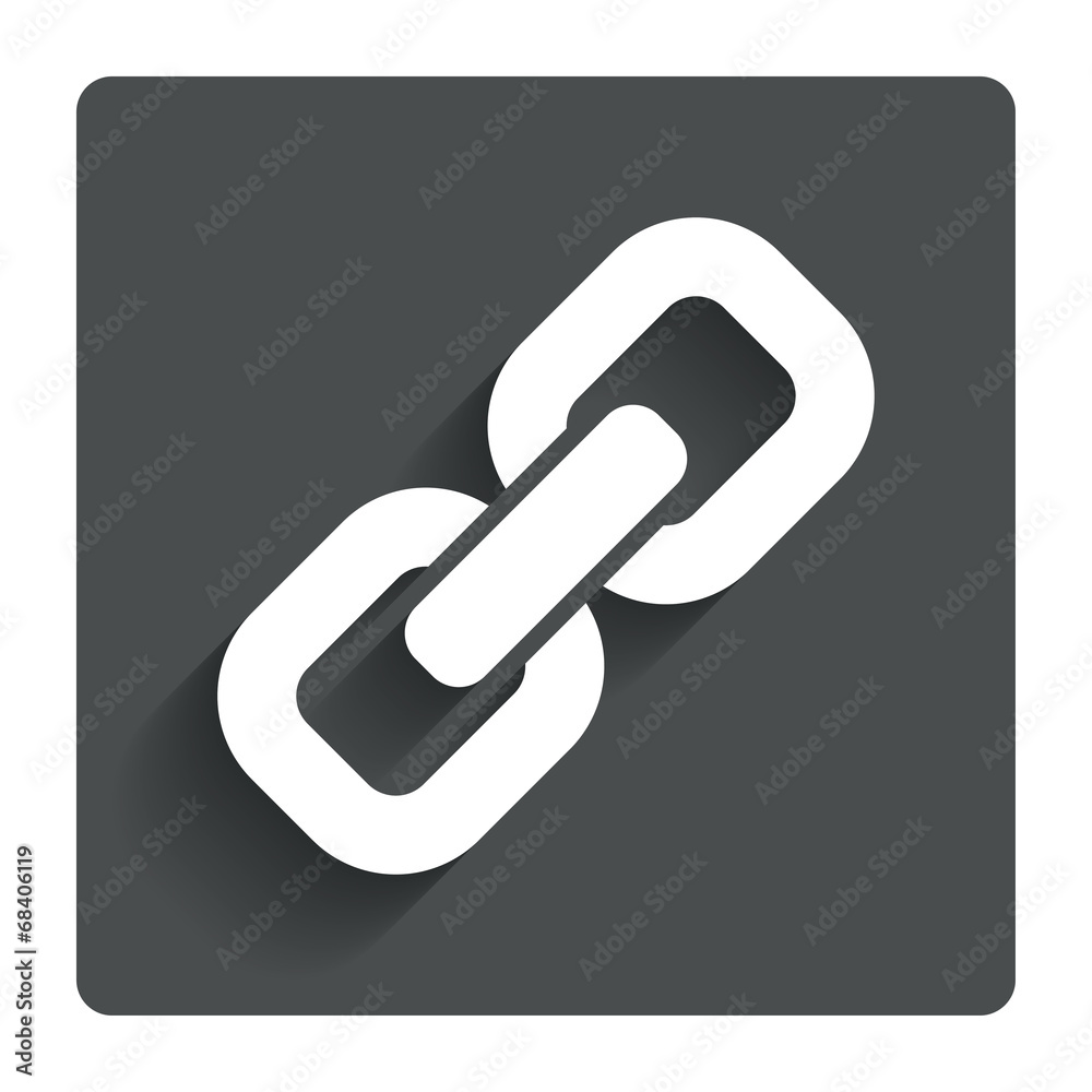 Link sign icon. Hyperlink symbol. Link sign icon. Hyperlink symbol.