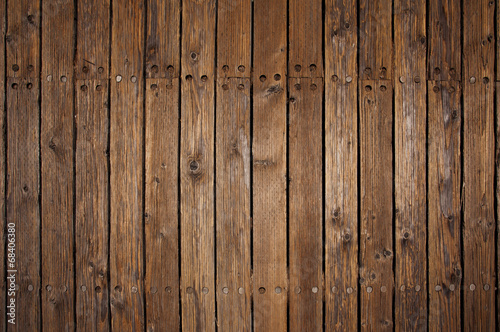 Old wood flooring on a pier in San Francisco