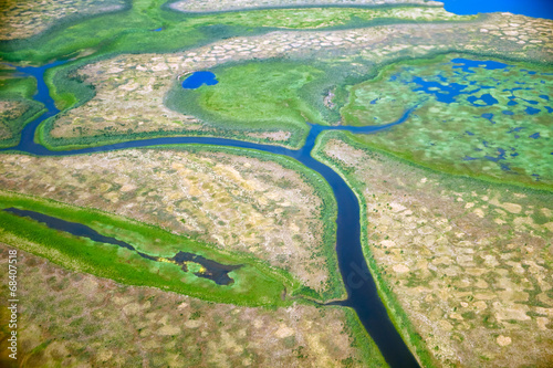 Aerial view on North Yakutia landscapes © Serg Zastavkin