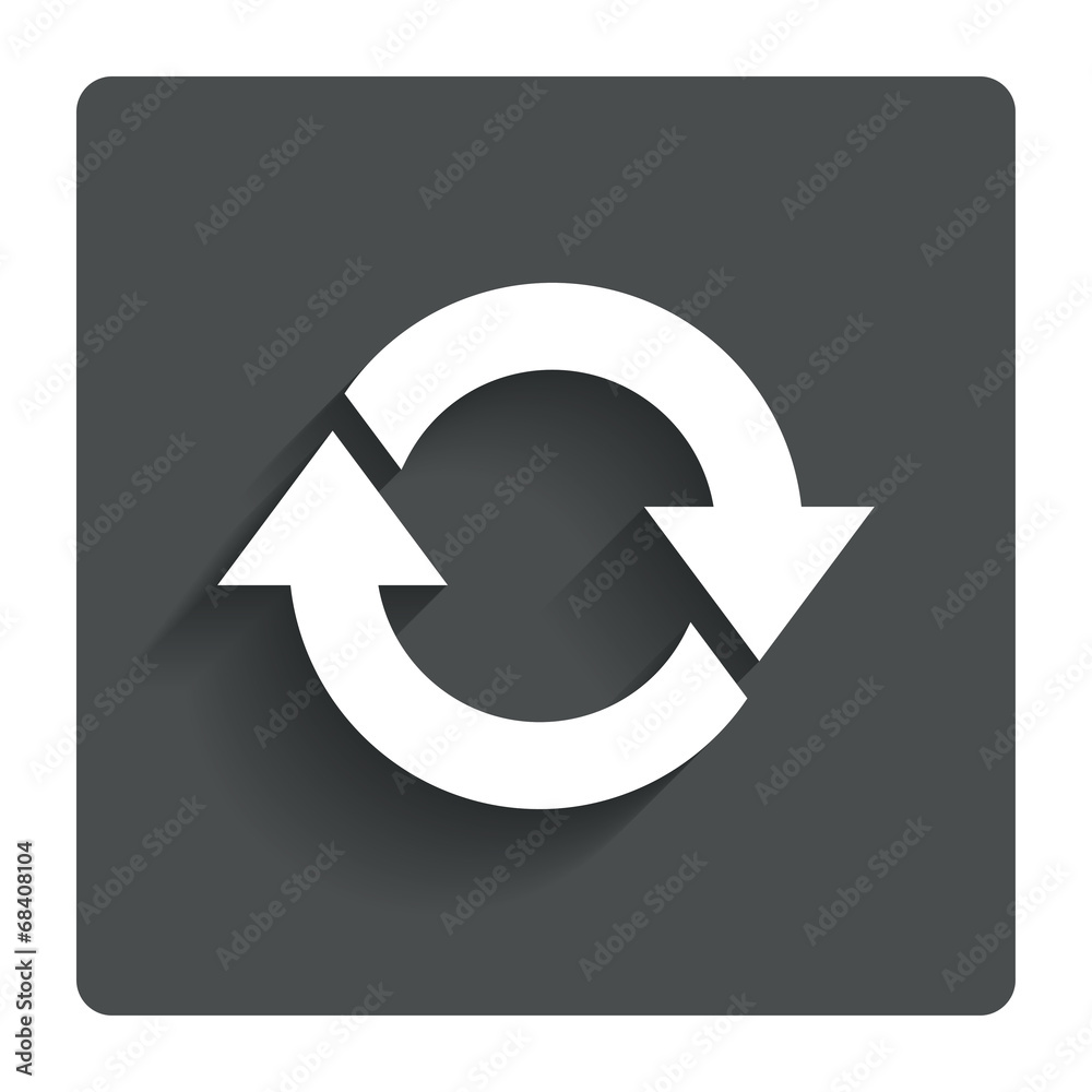 Rotation icon. Repeat symbol. Refresh sign. Rotation icon. Repeat symbol. Refresh sign.