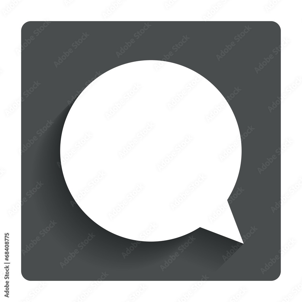 Chat sign icon. Speech bubble symbol. Chat sign icon. Speech bubble symbol.