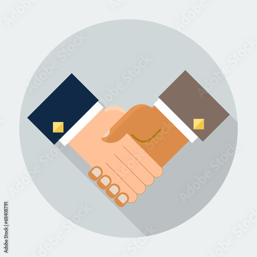Vector handshake icon