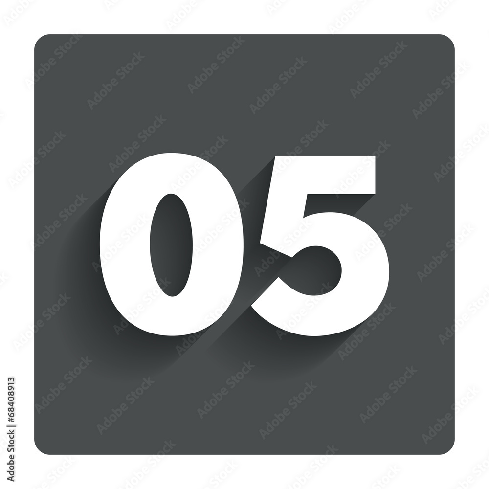 Fifth step sign. Loading process symbol. Fifth step sign. Loading process symbol.