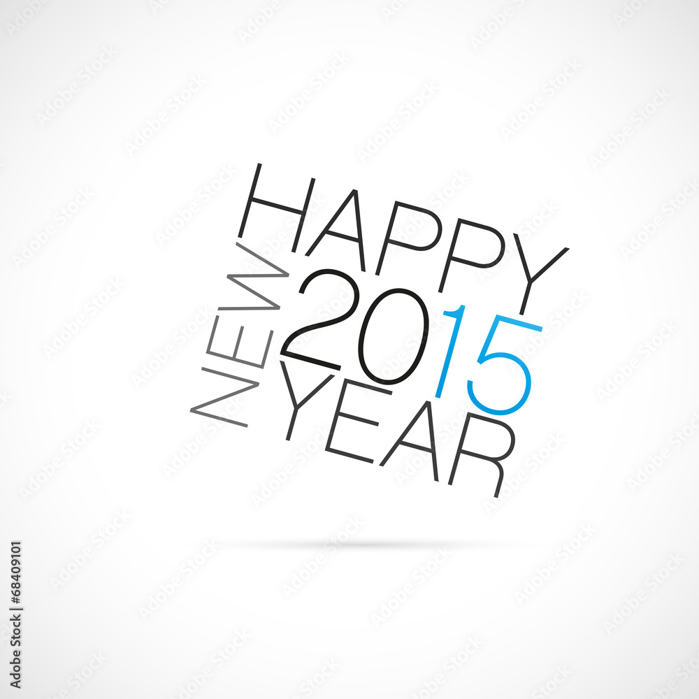 Obraz premium 2015-carte de voeux