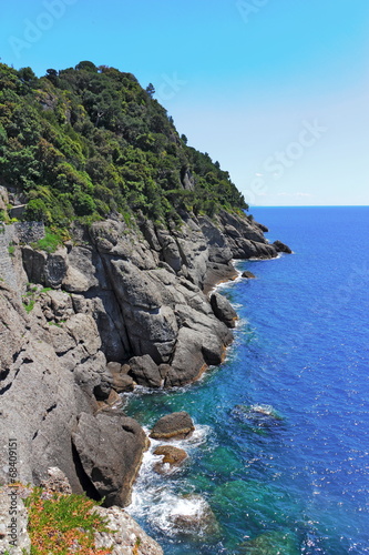 Portofino Felsenküste