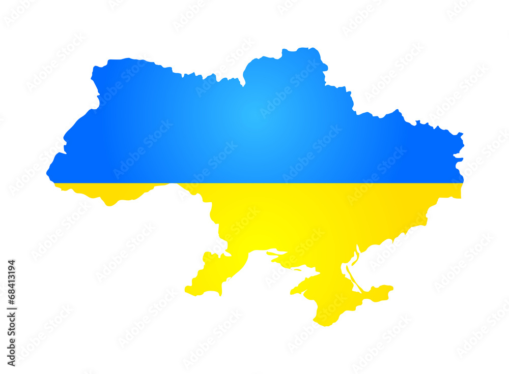 Silhouette of Ukraine Silhouette of Ukraine