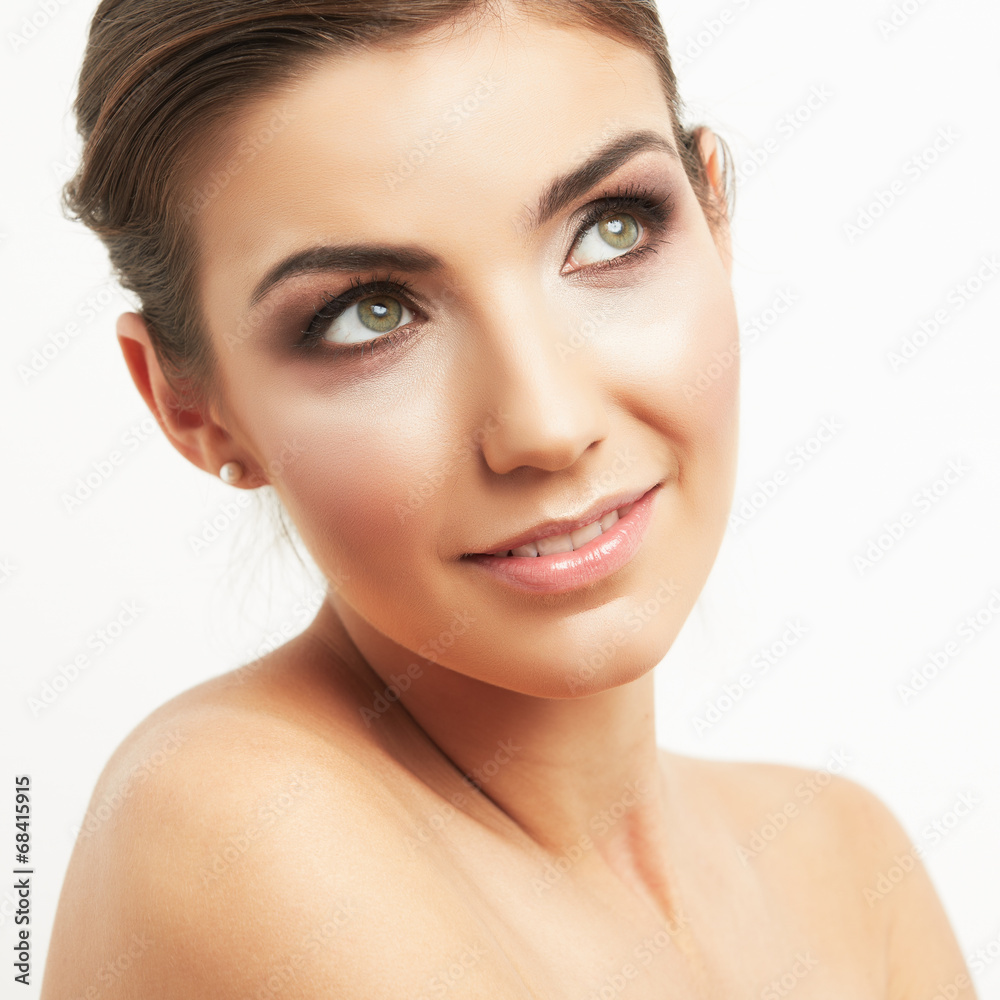 Fototapeta premium Beauty face woman portrait.