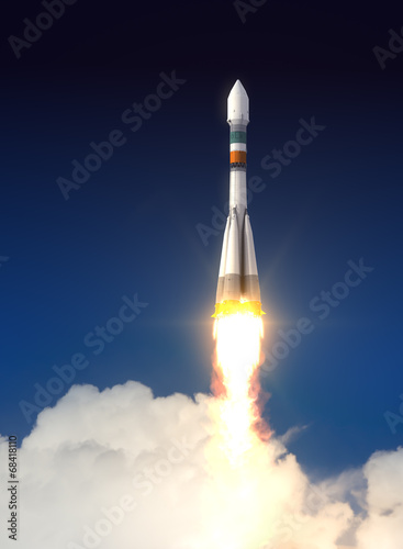 Carrier Rocket "Soyuz-Fregat" Takes Off