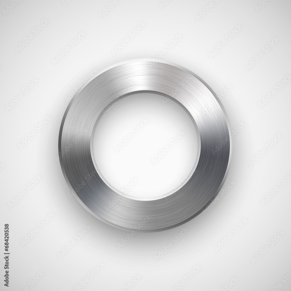 Abstract Donut Button Template