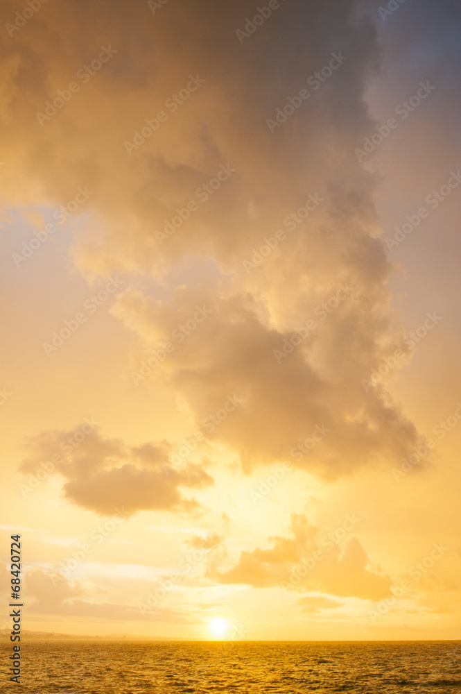 Sunrise on the sea Sunrise on the sea