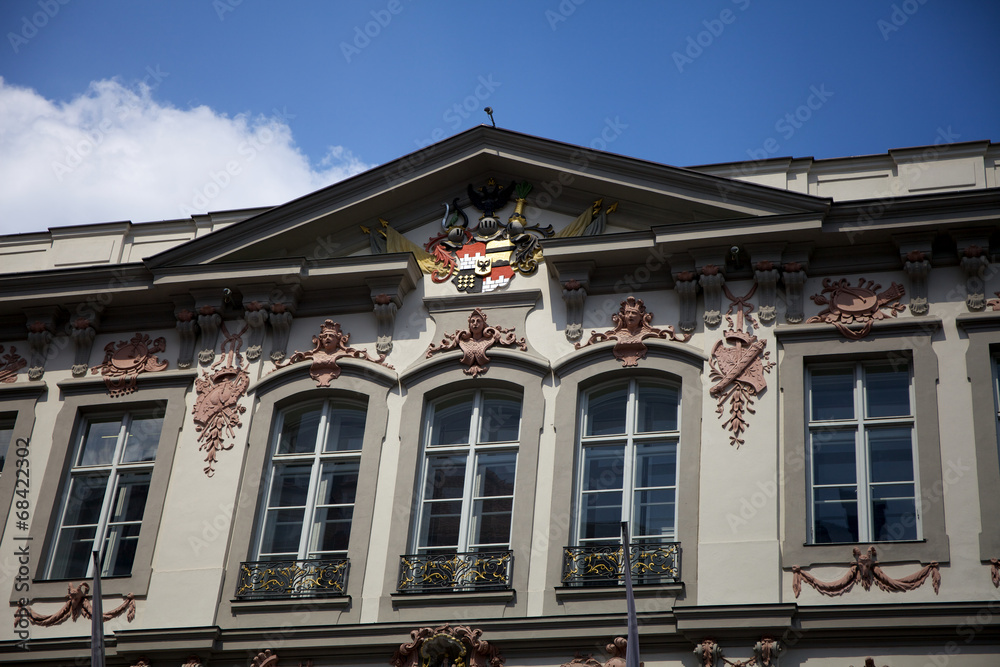 Detail Fasade Palais Neuhaus-Preysing in München