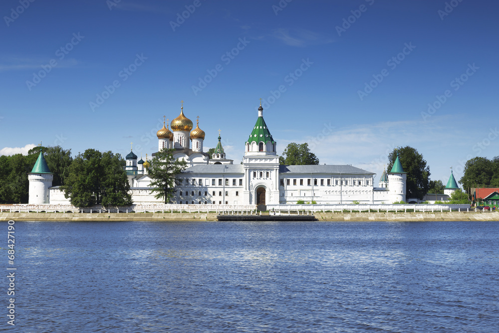 Panorama of the Ipatiev monastery in Kostroma. Russia