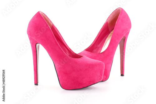 Pink shoes