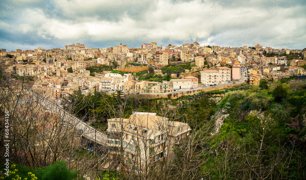 the highest town in Sicily