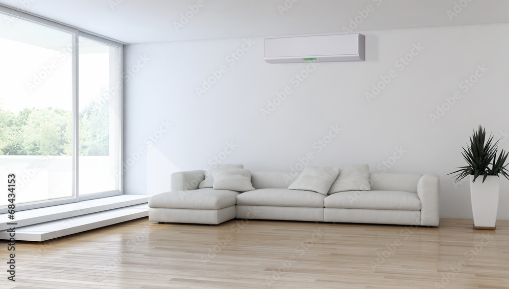 Fototapeta premium Interno con aria condizionata