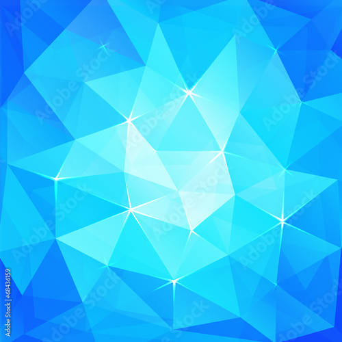 Abstract triangles ice background