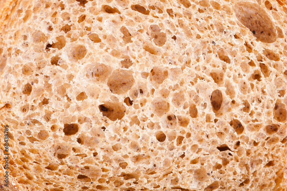 background texture of bread crumb