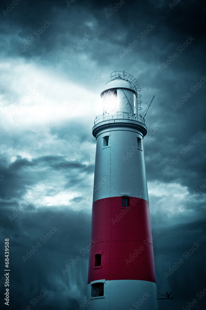 Portland Bill lighthouse, Dorset, England