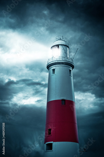 Portland Bill lighthouse, Dorset, England