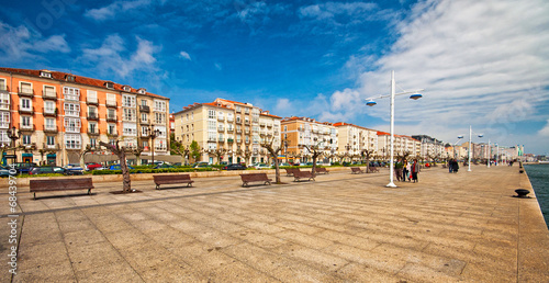 Fototapeta Naklejka Na Ścianę i Meble -  Harbour of Santander, Spain